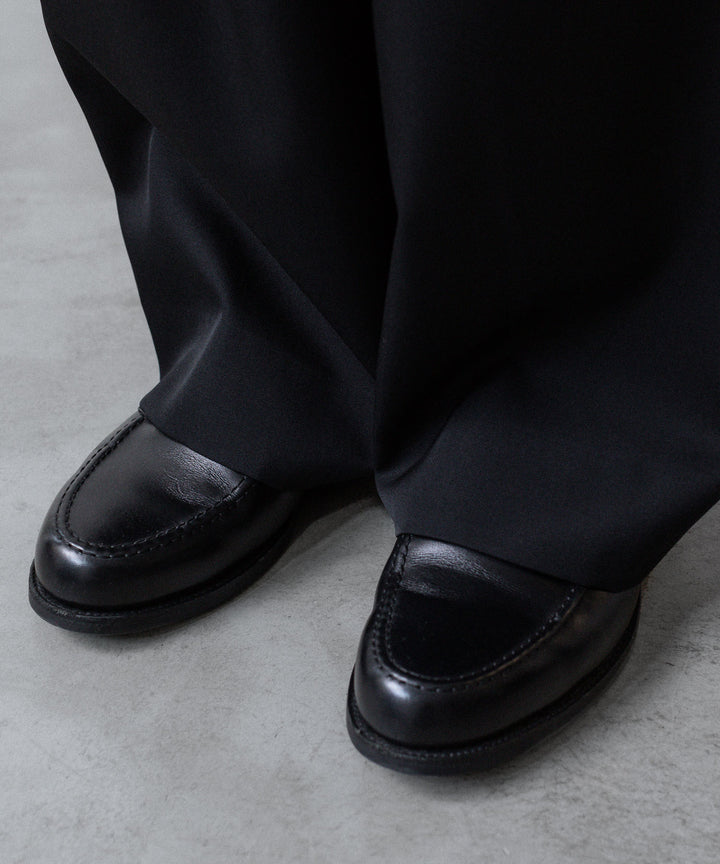 ssstein(シュタイン)のEASY WIDE TROUSERS (2/90 WOOL GABARDINE) - BLACKの公式通販サイトsession福岡セレクトショップ