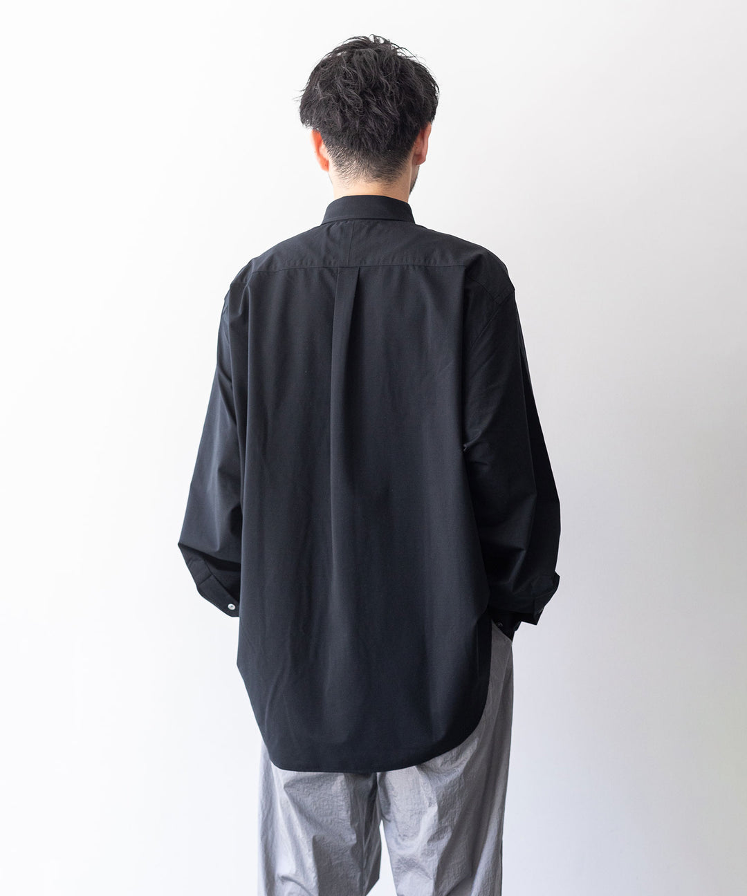 【KANEMASA PHIL.】カネマサのROYAL OX DRESS JERSEY SHIRT - BLACK 公式通販サイトsession福岡セレクトショップ