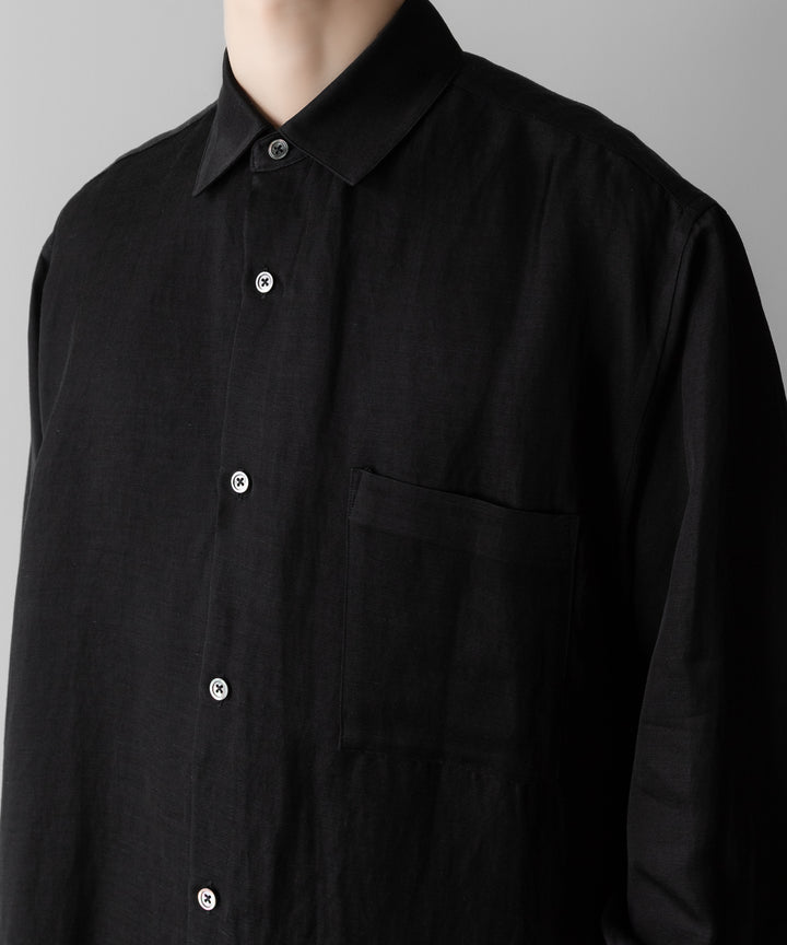 ssstein(シュタイン)のVIS/LI TWILL OVERSIZED LS SHIRT - BLACKの公式通販サイトsession福岡セレクトショップ
