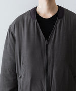 画像をギャラリービューアに読み込む, ANTHEM A-アンセムエーのPIGMENT AND DYE PUFFER MILITARY BLOUSONのDUSTY BLACK
