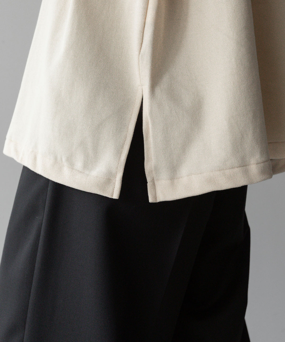 INTÉRIM - インテリムのHYPER BIG TANGIS PIQUE POLO SHIRTのL.BEIGE公式通販サイトsession福岡セレクトショップ