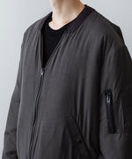 画像をギャラリービューアに読み込む, ANTHEM A-アンセムエーのPIGMENT AND DYE PUFFER MILITARY BLOUSONのDUSTY BLACK
