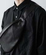 画像をギャラリービューアに読み込む, ssstein(シュタイン)のLEATHER SLING BAG - BLACKの公式通販サイトsession福岡セレクトショップ

