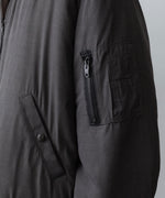 画像をギャラリービューアに読み込む, ANTHEM A-アンセムエーのPIGMENT AND DYE PUFFER MILITARY BLOUSONのDUSTY BLACK
