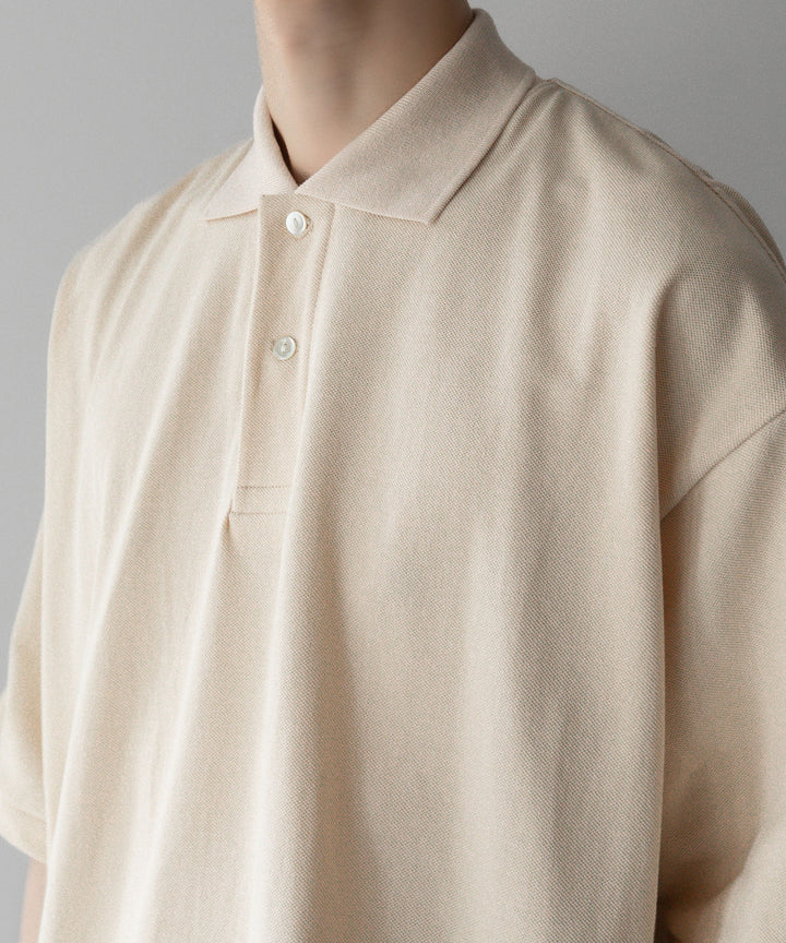 INTÉRIM - インテリムのHYPER BIG TANGIS PIQUE POLO SHIRTのL.BEIGE公式通販サイトsession福岡セレクトショップ