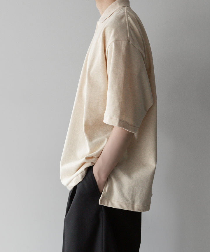 INTÉRIM - インテリムのHYPER BIG TANGIS PIQUE POLO SHIRTのL.BEIGE公式通販サイトsession福岡セレクトショップ