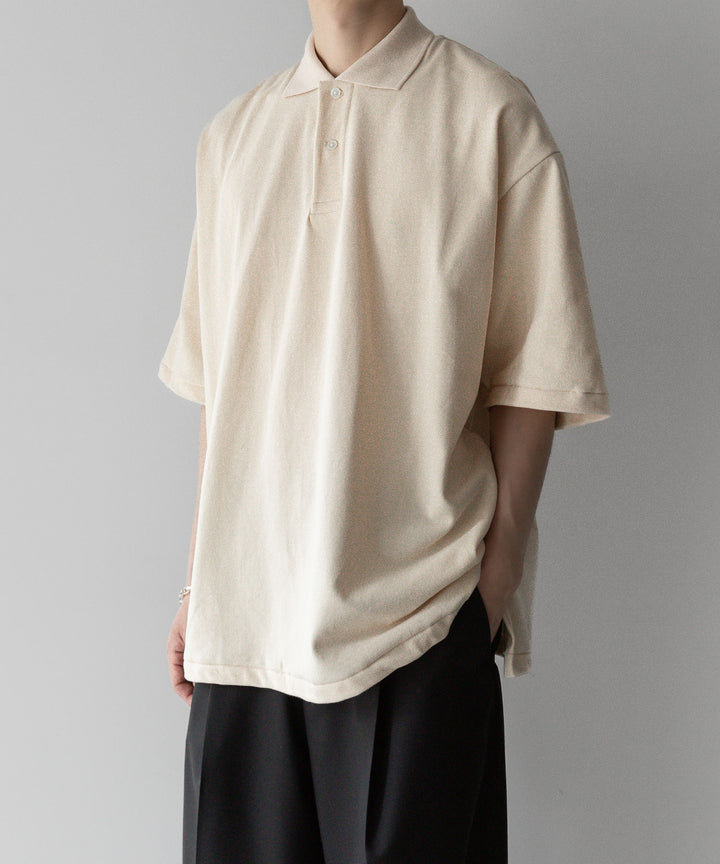 INTÉRIM - インテリムのHYPER BIG TANGIS PIQUE POLO SHIRTのL.BEIGE公式通販サイトsession福岡セレクトショップ