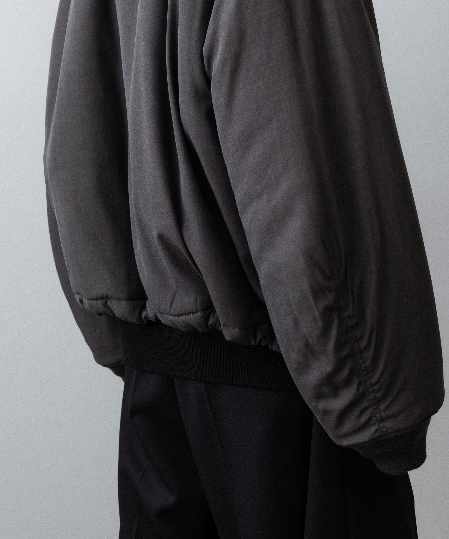 ANTHEM A-アンセムエーのPIGMENT AND DYE PUFFER MILITARY BLOUSONのDUSTY BLACK公式通販サイトsession福岡セレクトショップ