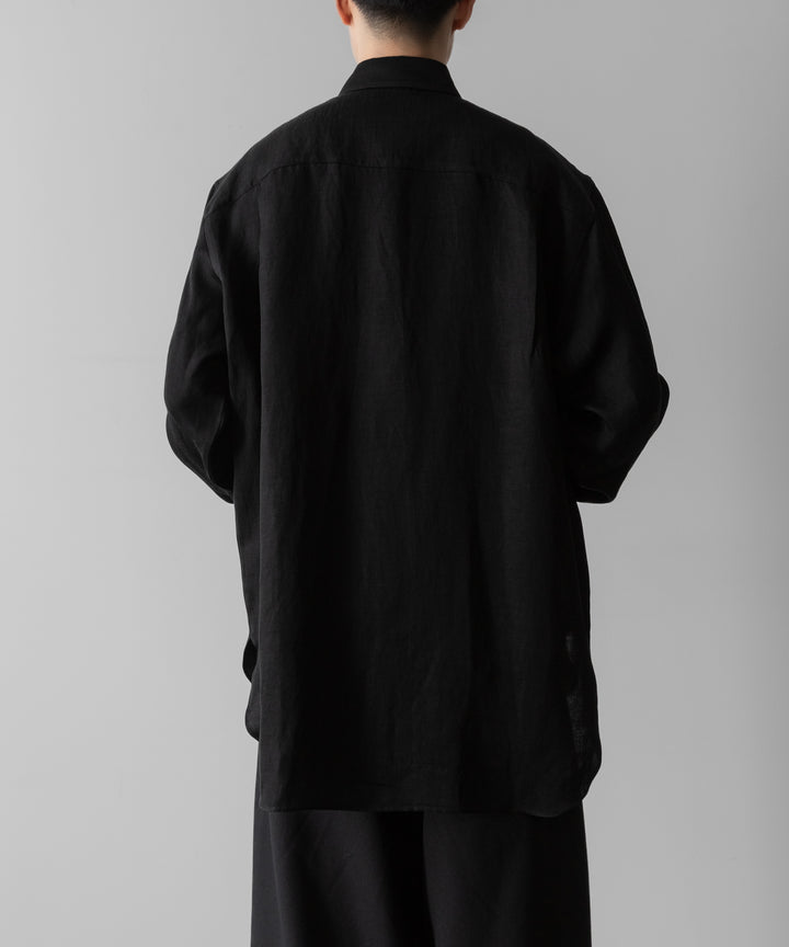 ssstein(シュタイン)のVIS/LI TWILL OVERSIZED LS SHIRT - BLACKの公式通販サイトsession福岡セレクトショップ
