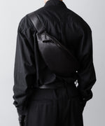 画像をギャラリービューアに読み込む, ssstein(シュタイン)のLEATHER SLING BAG - BLACKの公式通販サイトsession福岡セレクトショップ

