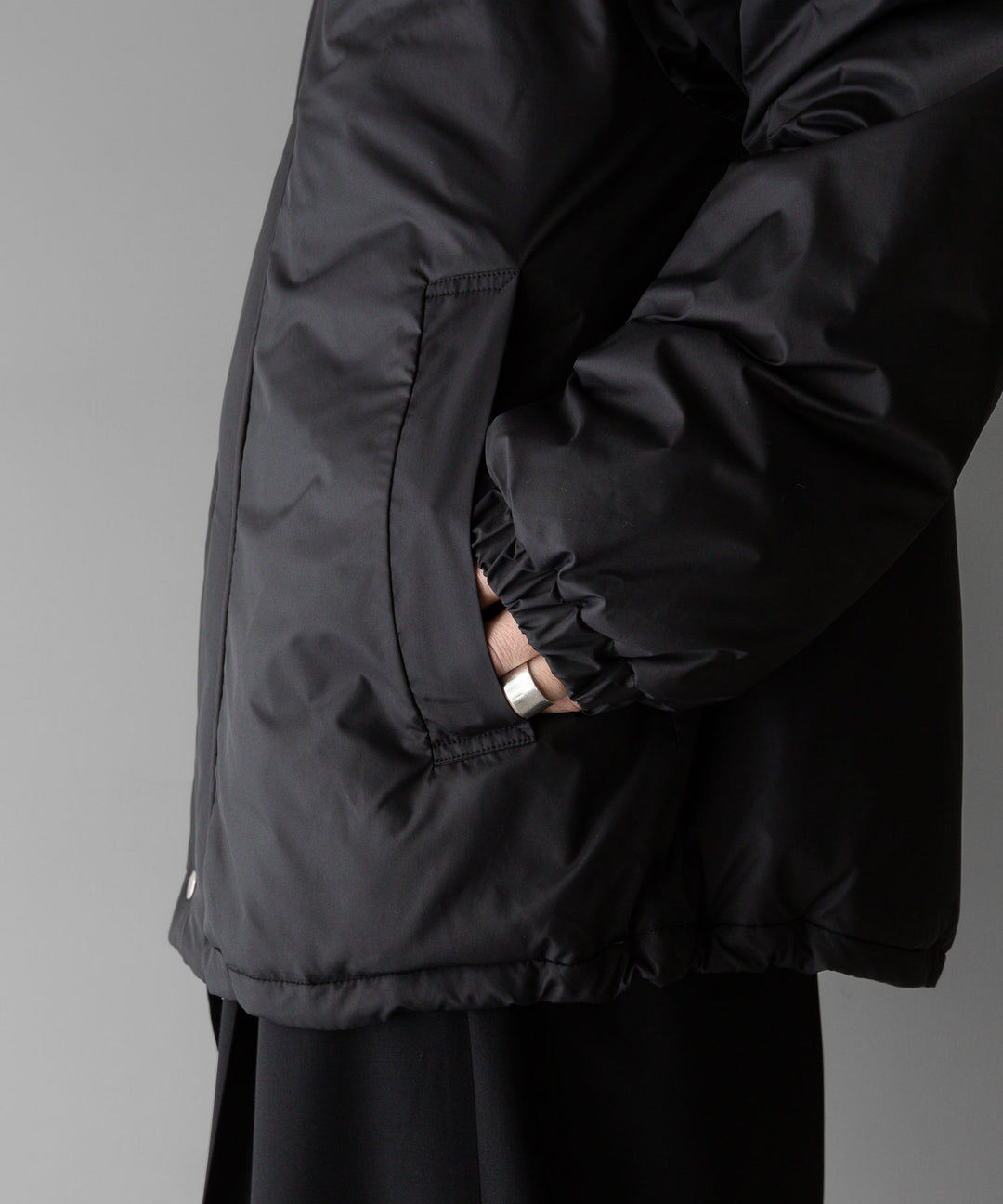 stein(シュタイン)の24SSコレクションPADDED BLOUSONのBLACK公式通販サイトsession福岡セレクトショップ
