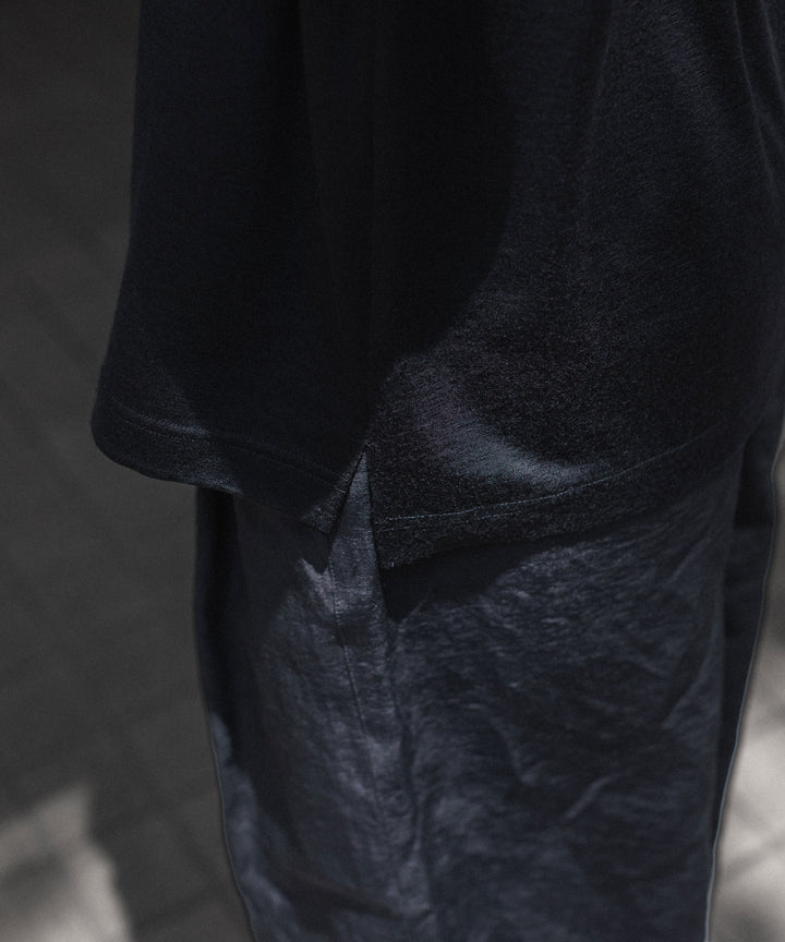WWW ラッピンノットウールウェア S/S POLO-SHIRTのBLACK 公式通販サイトsession福岡セレクトショップ