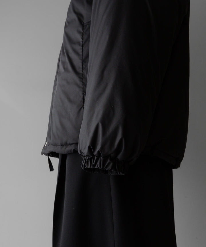 stein(シュタイン)の24SSコレクションPADDED BLOUSONのBLACK公式通販サイトsession福岡セレクトショップ