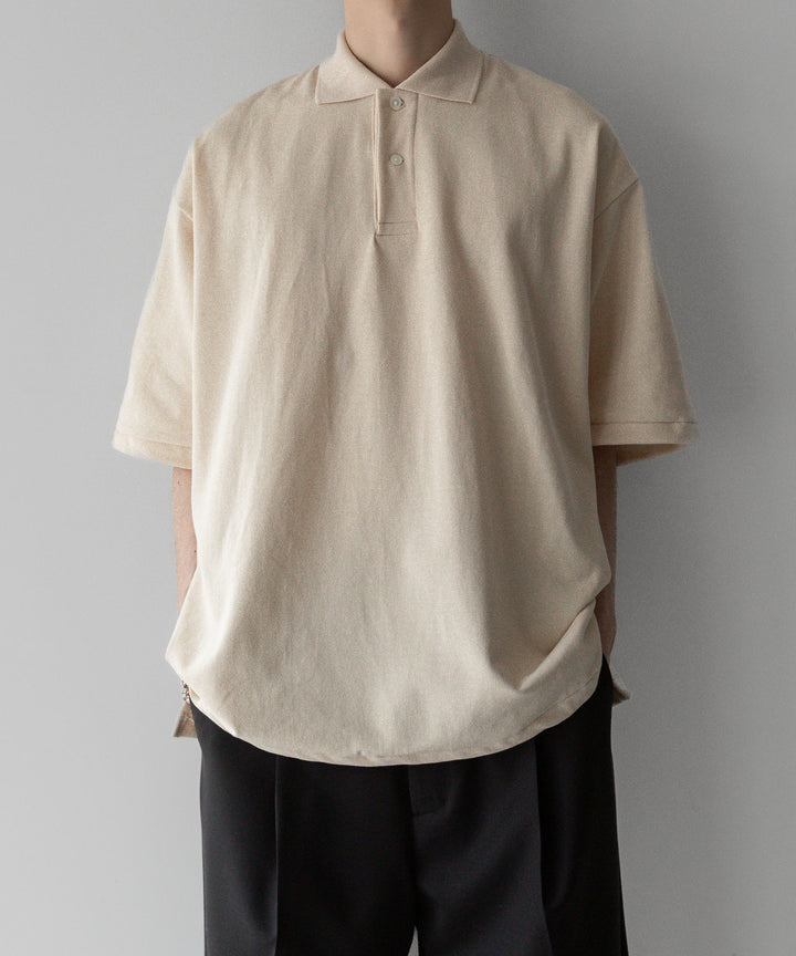 INTÉRIM - インテリムのHYPER BIG TANGIS PIQUE POLO SHIRTのL.BEIGE公式通販サイトsession福岡セレクトショップ