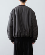 画像をギャラリービューアに読み込む, ANTHEM A-アンセムエーのPIGMENT AND DYE PUFFER MILITARY BLOUSONのDUSTY BLACK
