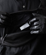 画像をギャラリービューアに読み込む, ssstein(シュタイン)のLEATHER SLING BAG - BLACKの公式通販サイトsession福岡セレクトショップ
