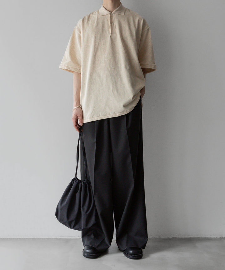 INTÉRIM - インテリムのHYPER BIG TANGIS PIQUE POLO SHIRTのL.BEIGE公式通販サイトsession福岡セレクトショップ