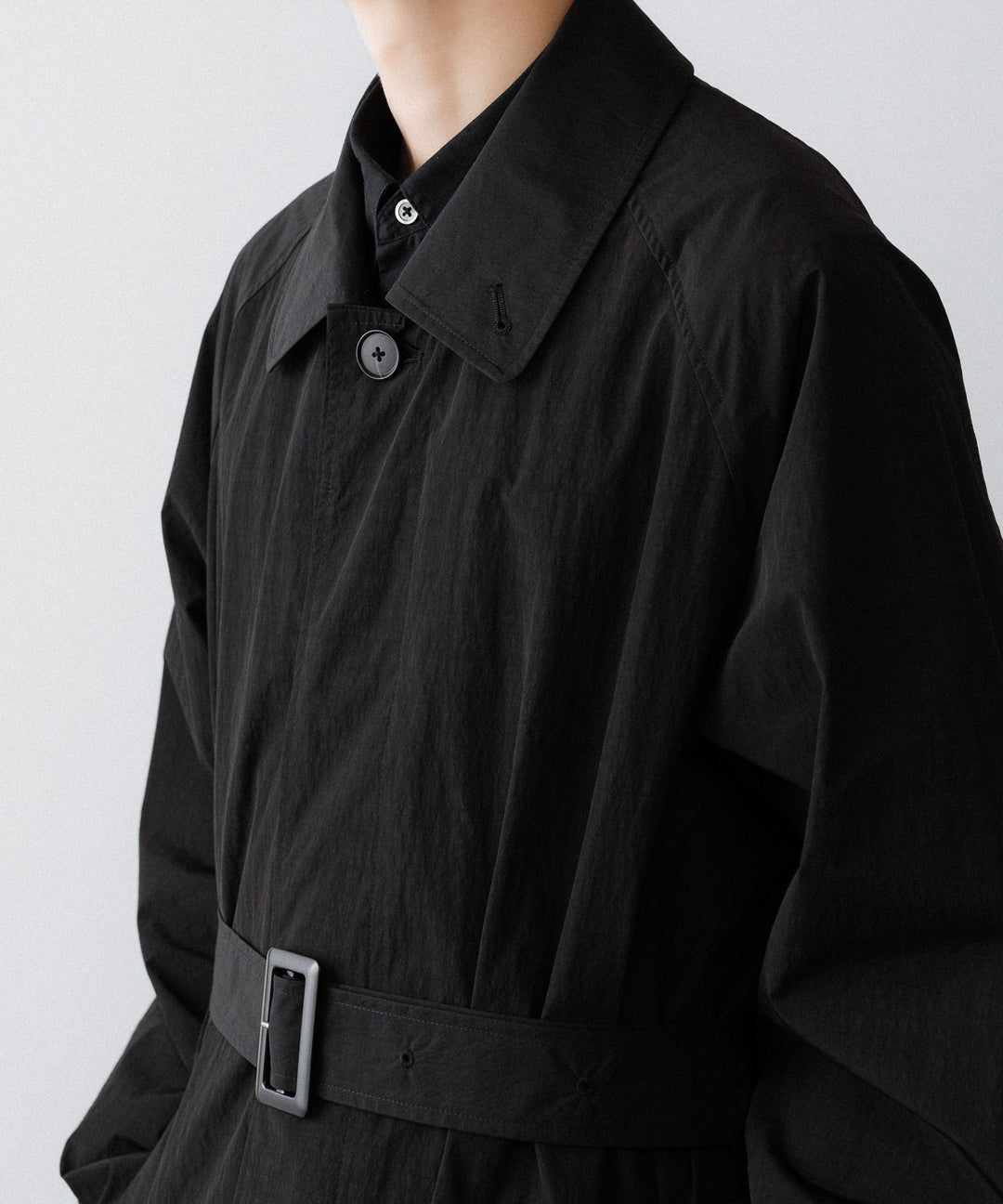 ssstein(シュタイン)のOVERSIZED LAYERED COMBINATION COAT - BLACKの公式通販サイトsession福岡セレクトショップ