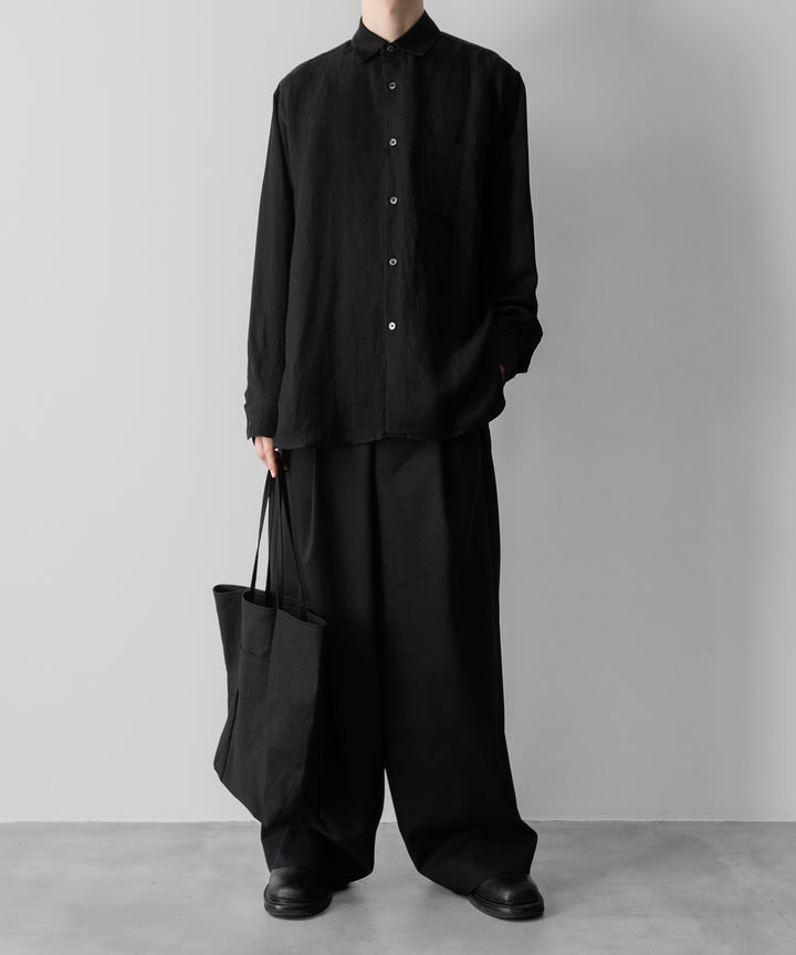 ssstein(シュタイン)のVIS/LI TWILL OVERSIZED LS SHIRT - BLACKの公式通販サイトsession福岡セレクトショップ
