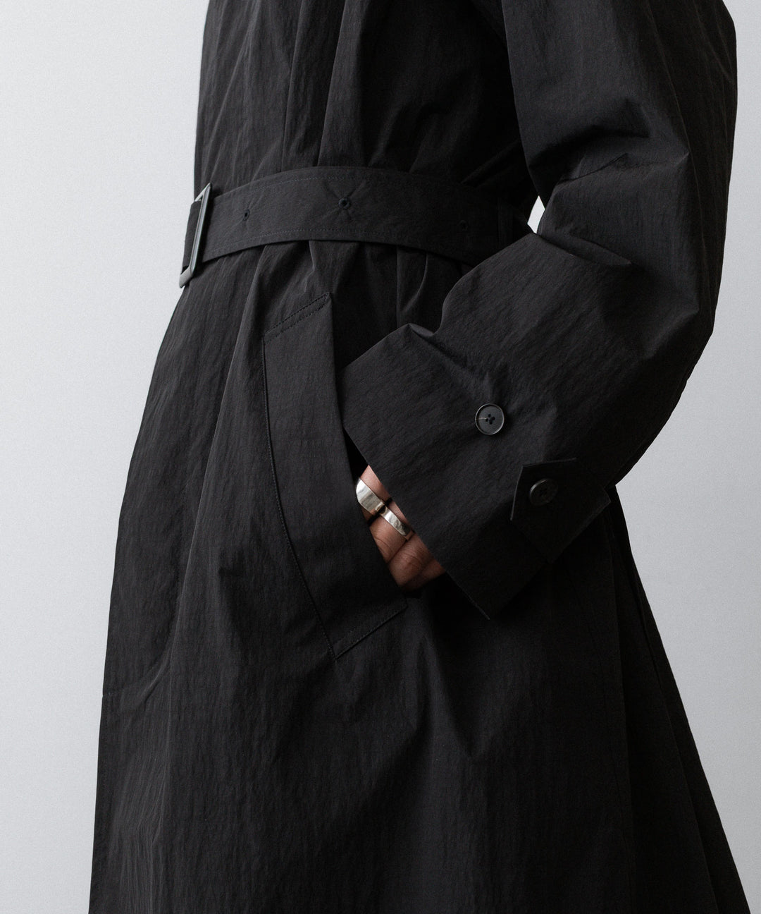 ssstein(シュタイン)のOVERSIZED LAYERED COMBINATION COAT - BLACKの公式通販サイトsession福岡セレクトショップ