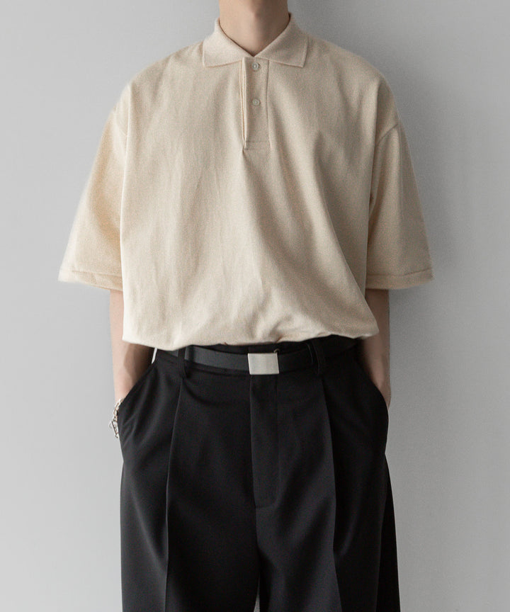 INTÉRIM - インテリムのHYPER BIG TANGIS PIQUE POLO SHIRTのL.BEIGE公式通販サイトsession福岡セレクトショップ