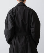 画像をギャラリービューアに読み込む, ssstein(シュタイン)のOVERSIZED LAYERED COMBINATION COAT - BLACKの公式通販サイトsession福岡セレクトショップ

