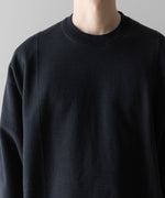 画像をギャラリービューアに読み込む, ssstein(シュタイン)のUNTWISTED YARN FADE SWEAT LS - DARK NAVYの公式通販サイトsession福岡セレクトショップ
