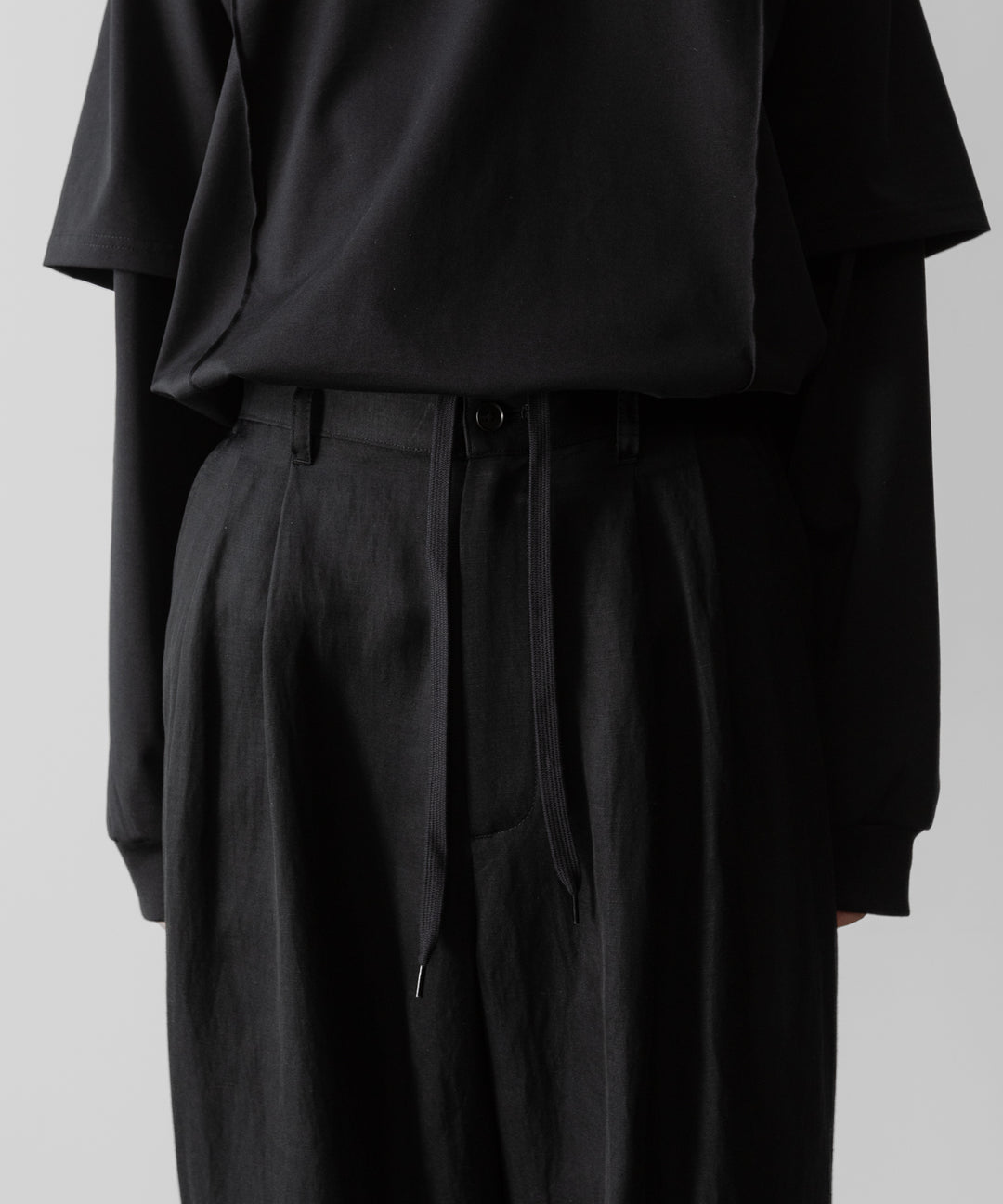 ssstein(シュタイン)のVIS/LI TWILL WIDE EASY TROUSERS - BLACKの公式通販サイトsession福岡セレクトショップ