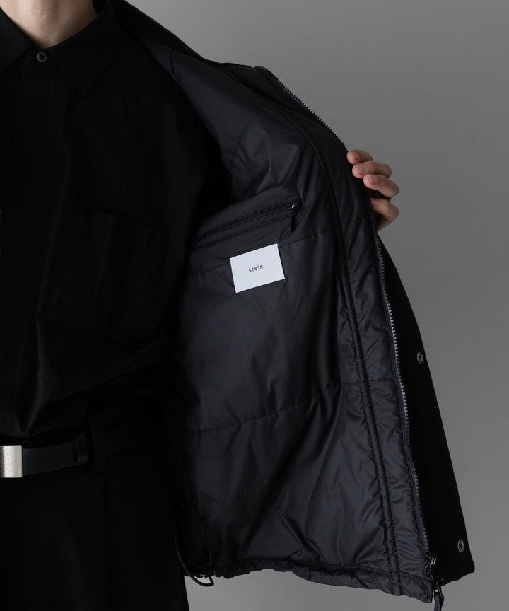 stein(シュタイン)の24SSコレクションPADDED BLOUSONのBLACK公式通販サイトsession福岡セレクトショップ