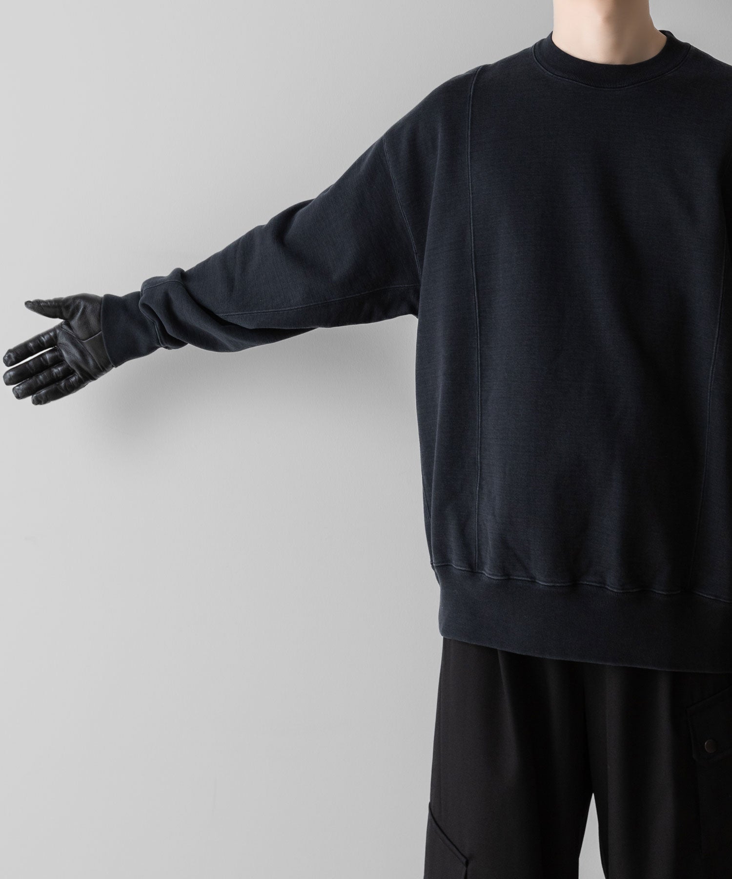 ssstein(シュタイン)のUNTWISTED YARN FADE SWEAT LS - DARK NAVYの公式通販サイトsession福岡セレクトショップ