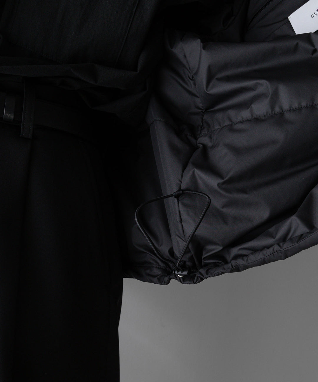 stein(シュタイン)の24SSコレクションPADDED BLOUSONのBLACK公式通販サイトsession福岡セレクトショップ