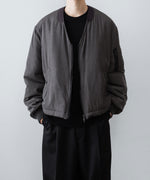 画像をギャラリービューアに読み込む, ANTHEM A-アンセムエーのPIGMENT AND DYE PUFFER MILITARY BLOUSONのDUSTY BLACK
