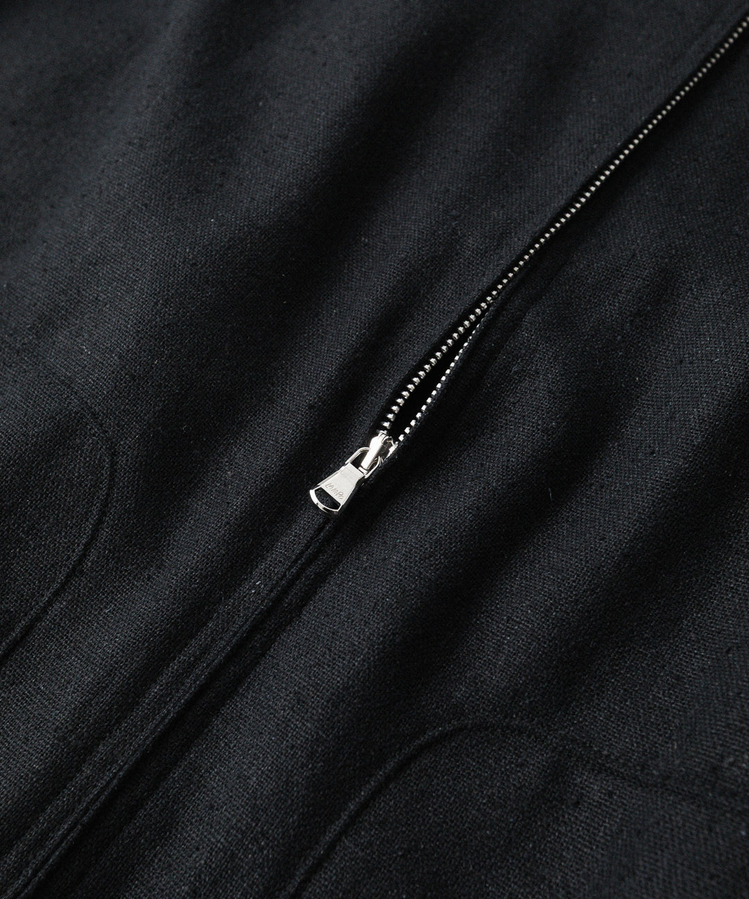 INTÉRIM - インテリムのSILK LINEN HYPER BIG SHORT DRIZZLER JACKETのBLACK公式通販サイトsession福岡セレクトショップ