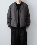 画像をギャラリービューアに読み込む, ANTHEM A-アンセムエーのPIGMENT AND DYE PUFFER MILITARY BLOUSONのDUSTY BLACK
