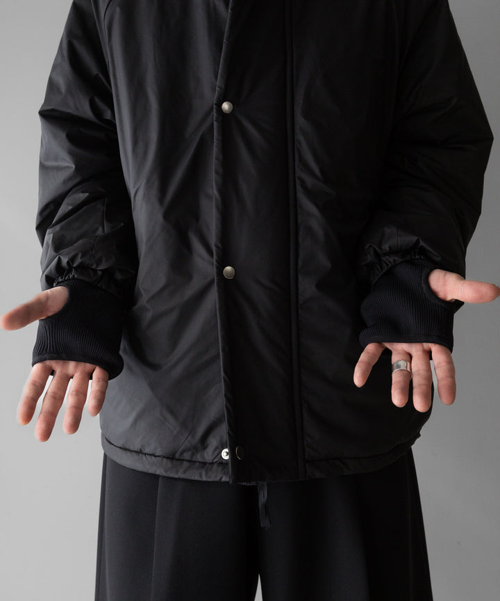 stein(シュタイン)の24SSコレクションPADDED BLOUSONのBLACK公式通販サイトsession福岡セレクトショップ