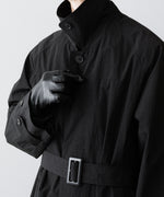 画像をギャラリービューアに読み込む, ssstein(シュタイン)のOVERSIZED LAYERED COMBINATION COAT - BLACKの公式通販サイトsession福岡セレクトショップ
