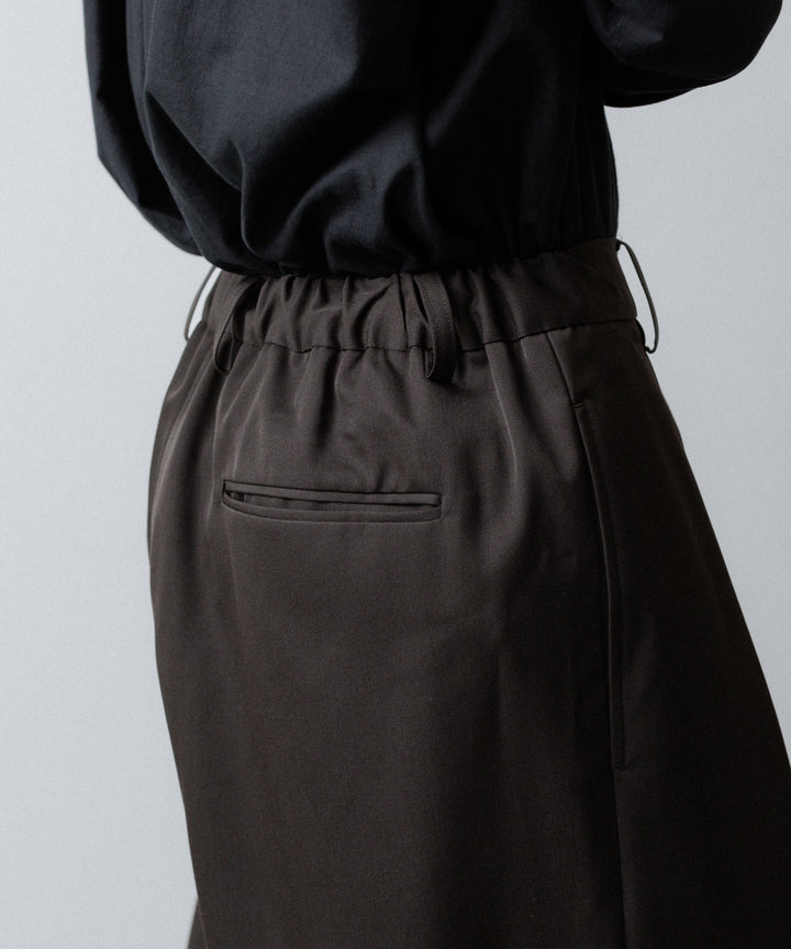 ssstein(シュタイン)のEASY WIDE TROUSERS (2/90 WOOL GABARDINE) - GREY KHAKIの公式通販サイトsession福岡セレクトショップ