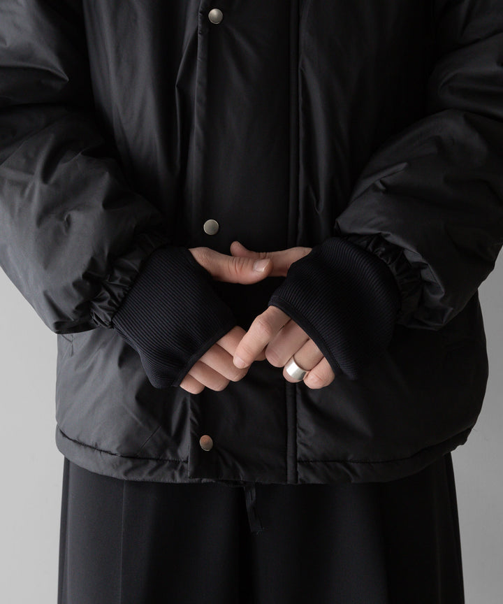 stein(シュタイン)の24SSコレクションPADDED BLOUSONのBLACK公式通販サイトsession福岡セレクトショップ