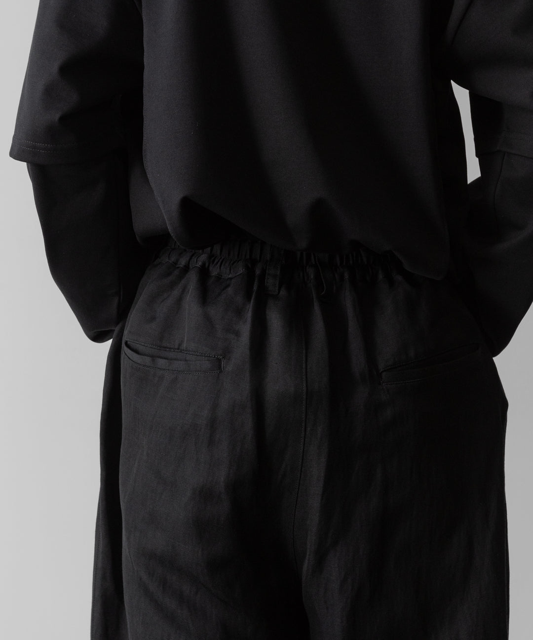 ssstein(シュタイン)のVIS/LI TWILL WIDE EASY TROUSERS - BLACKの公式通販サイトsession福岡セレクトショップ