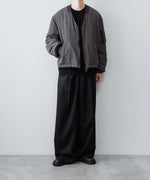 画像をギャラリービューアに読み込む, ANTHEM A-アンセムエーのPIGMENT AND DYE PUFFER MILITARY BLOUSONのDUSTY BLACK
