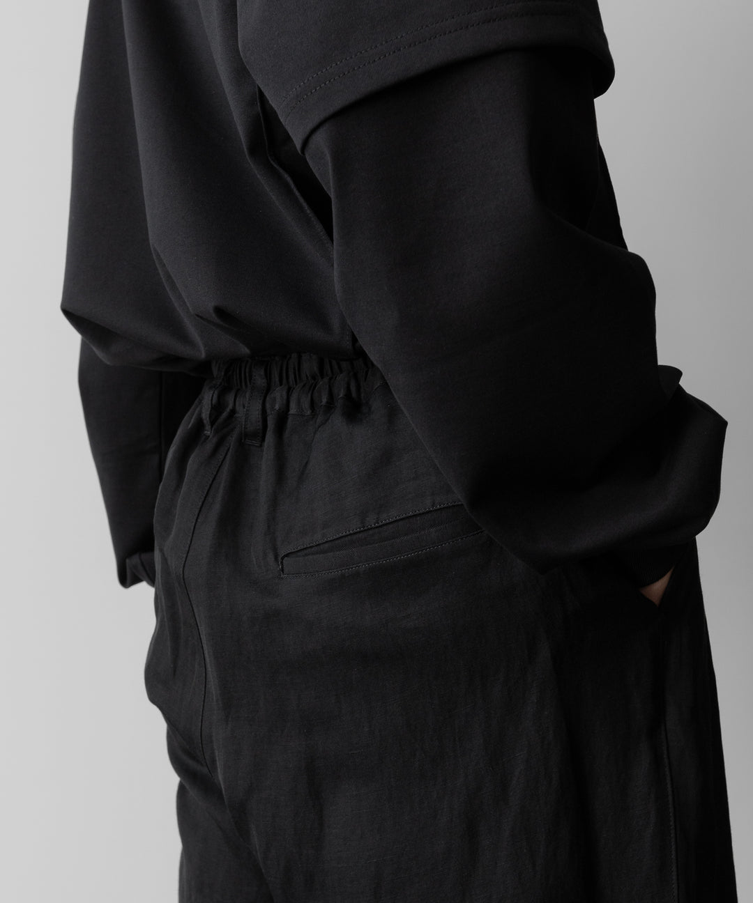 ssstein(シュタイン)のVIS/LI TWILL WIDE EASY TROUSERS - BLACKの公式通販サイトsession福岡セレクトショップ