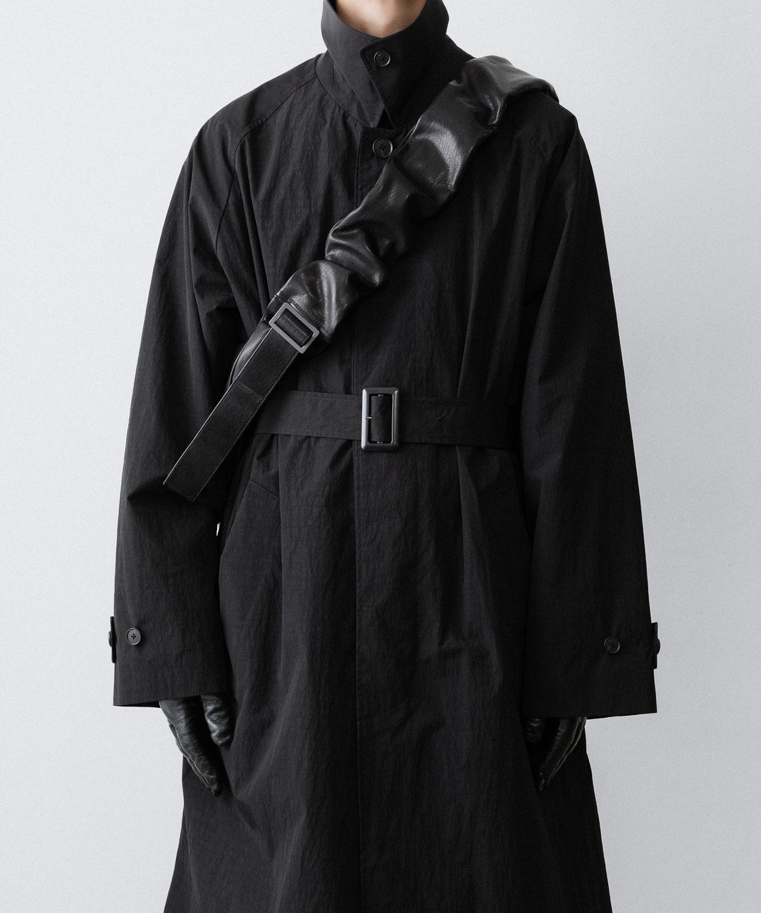 ssstein(シュタイン)のOVERSIZED LAYERED COMBINATION COAT - BLACKの公式通販サイトsession福岡セレクトショップ