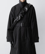 画像をギャラリービューアに読み込む, ssstein(シュタイン)のOVERSIZED LAYERED COMBINATION COAT - BLACKの公式通販サイトsession福岡セレクトショップ

