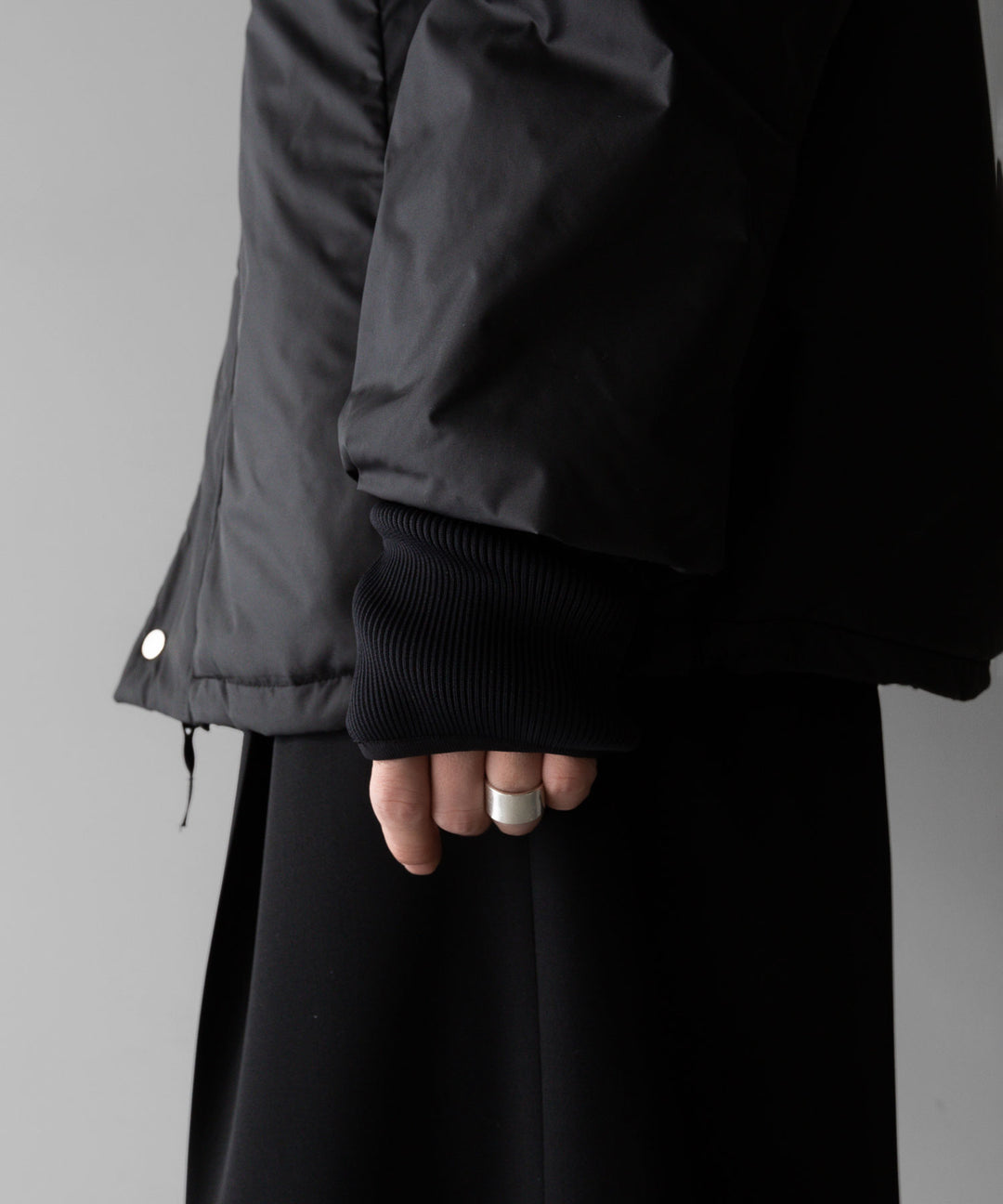 stein(シュタイン)の24SSコレクションPADDED BLOUSONのBLACK公式通販サイトsession福岡セレクトショップ