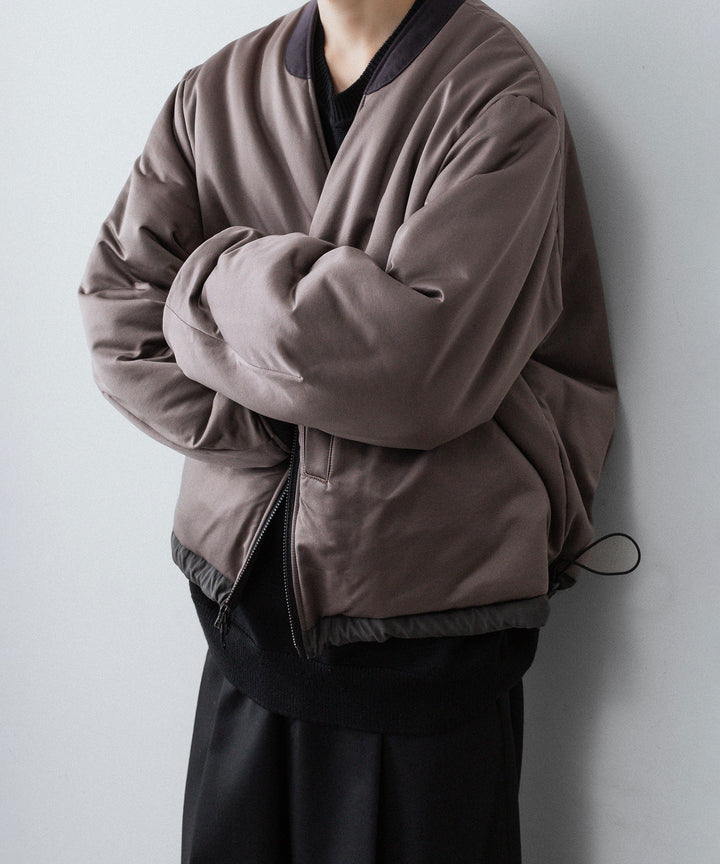 ANTHEM A-アンセムエーのPIGMENT AND DYE PUFFER MILITARY BLOUSONのDUSTY BLACK公式通販サイトsession福岡セレクトショップ