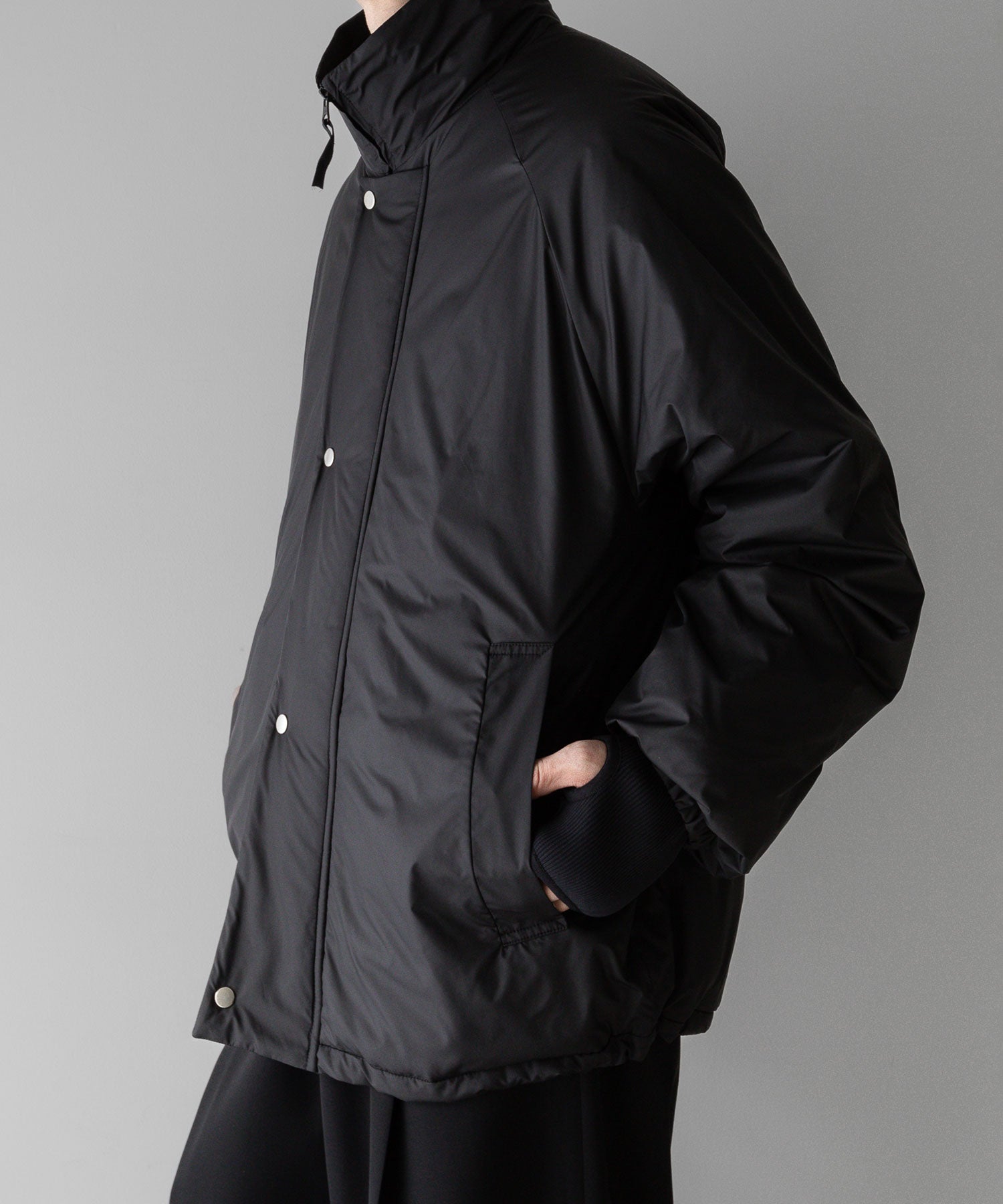 stein(シュタイン)の24SSコレクションPADDED BLOUSONのBLACK公式通販サイトsession福岡セレクトショップ