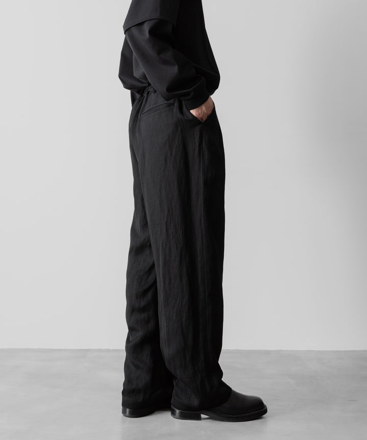 ssstein(シュタイン)のVIS/LI TWILL WIDE EASY TROUSERS - BLACKの公式通販サイトsession福岡セレクトショップ