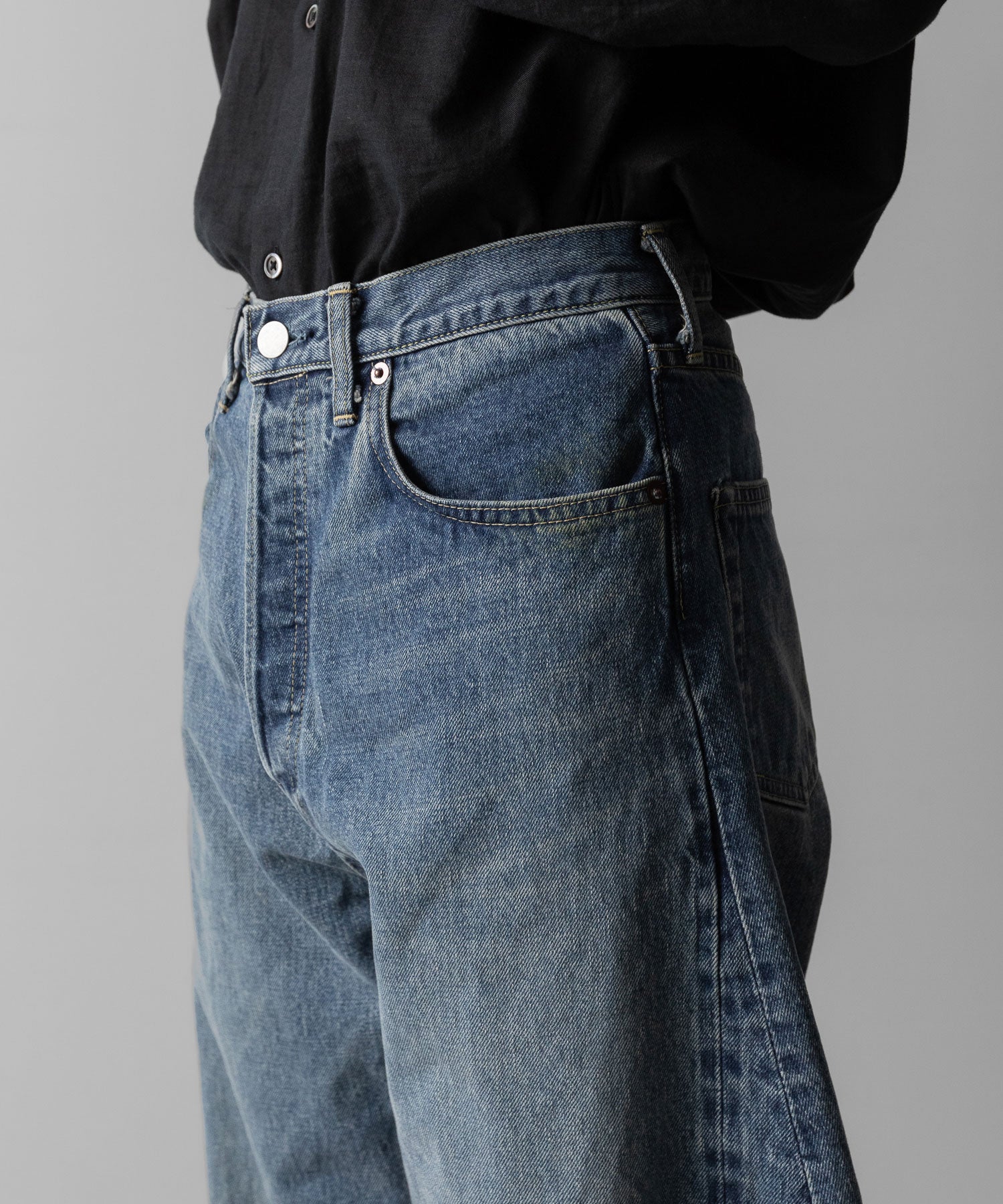 ssstein(シュタイン)のDEFORMATION WIDE VINTAGE DENIM JEANS - INDIGOの公式通販サイトsession福岡セレクトショップ