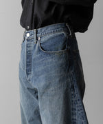 画像をギャラリービューアに読み込む, ssstein(シュタイン)のDEFORMATION WIDE VINTAGE DENIM JEANS - INDIGOの公式通販サイトsession福岡セレクトショップ
