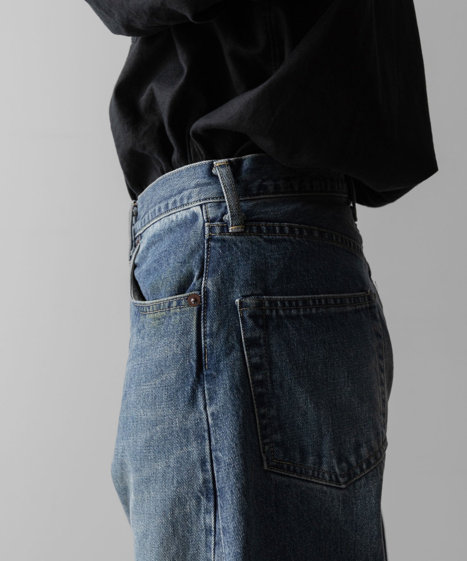 ssstein(シュタイン)のDEFORMATION WIDE VINTAGE DENIM JEANS - INDIGOの公式通販サイトsession福岡セレクトショップ